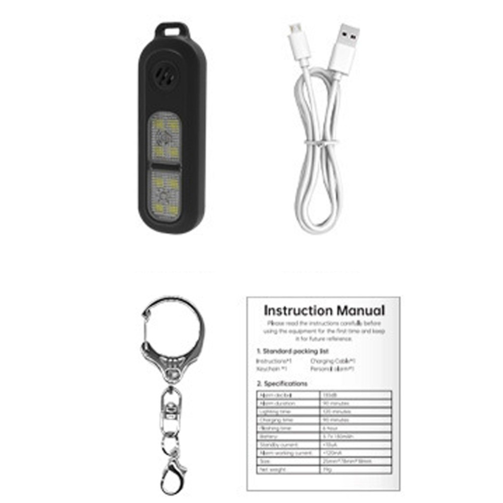 Hollarm Rechargeable Keychain  - огляд і ціна Personal Alarm Keychain