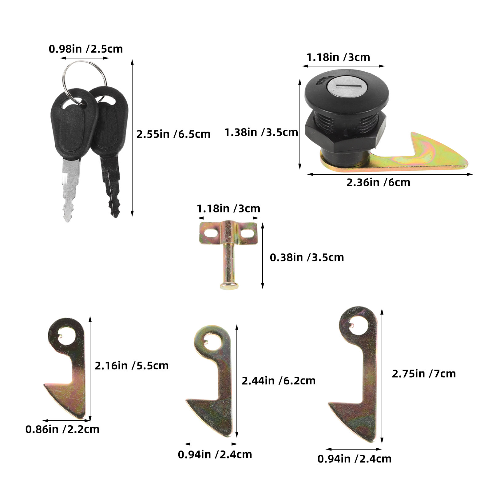 2Set Electric Motorcycle Trunk - огляд і ціна Lockbox Key Secure